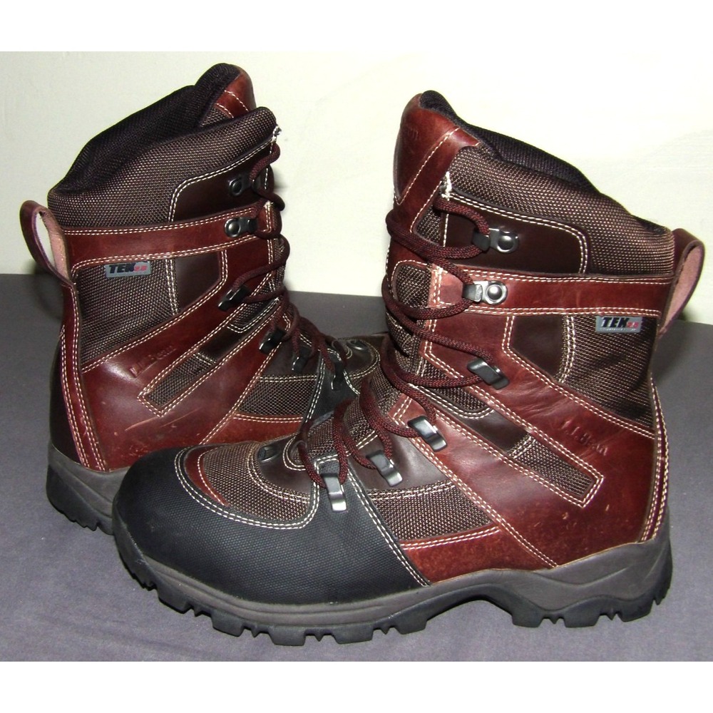 L.L. Bean TEK 2.5 PrimaLoft 400 Waterproof Snow Boots Men's US 10M EUC!!